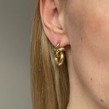Rollo Link Earrings Silver