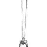 Rollo Pendant Necklace Silver