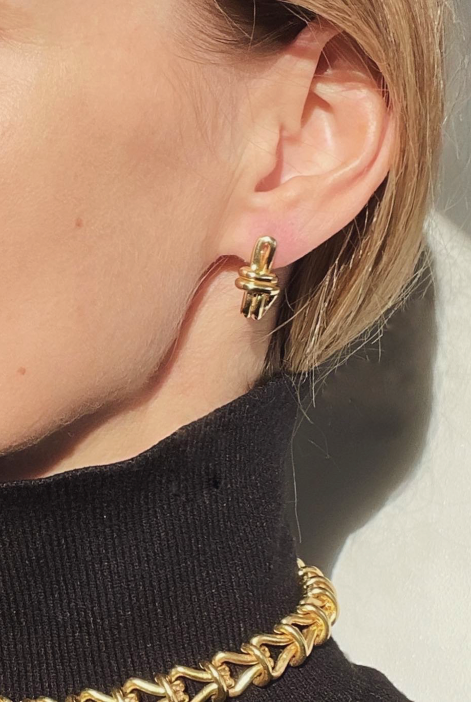 Ruddock-Pablo-Stud-Knot-Earrings-18ct-Gold-Plated