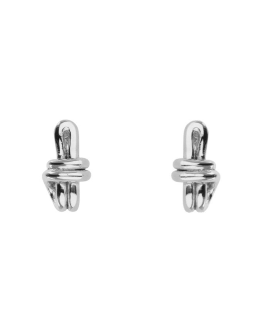 Ruddock-Pablo-Stud-Knot-Earrings-Sterling-Silver