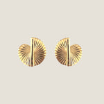 Ruddock-Baby-Fan-Mini-Sculptural-Curve-Spiral-Statement-Earrings-Studs-Sterling-Silver-Gold-Plated-18-Carat-ct