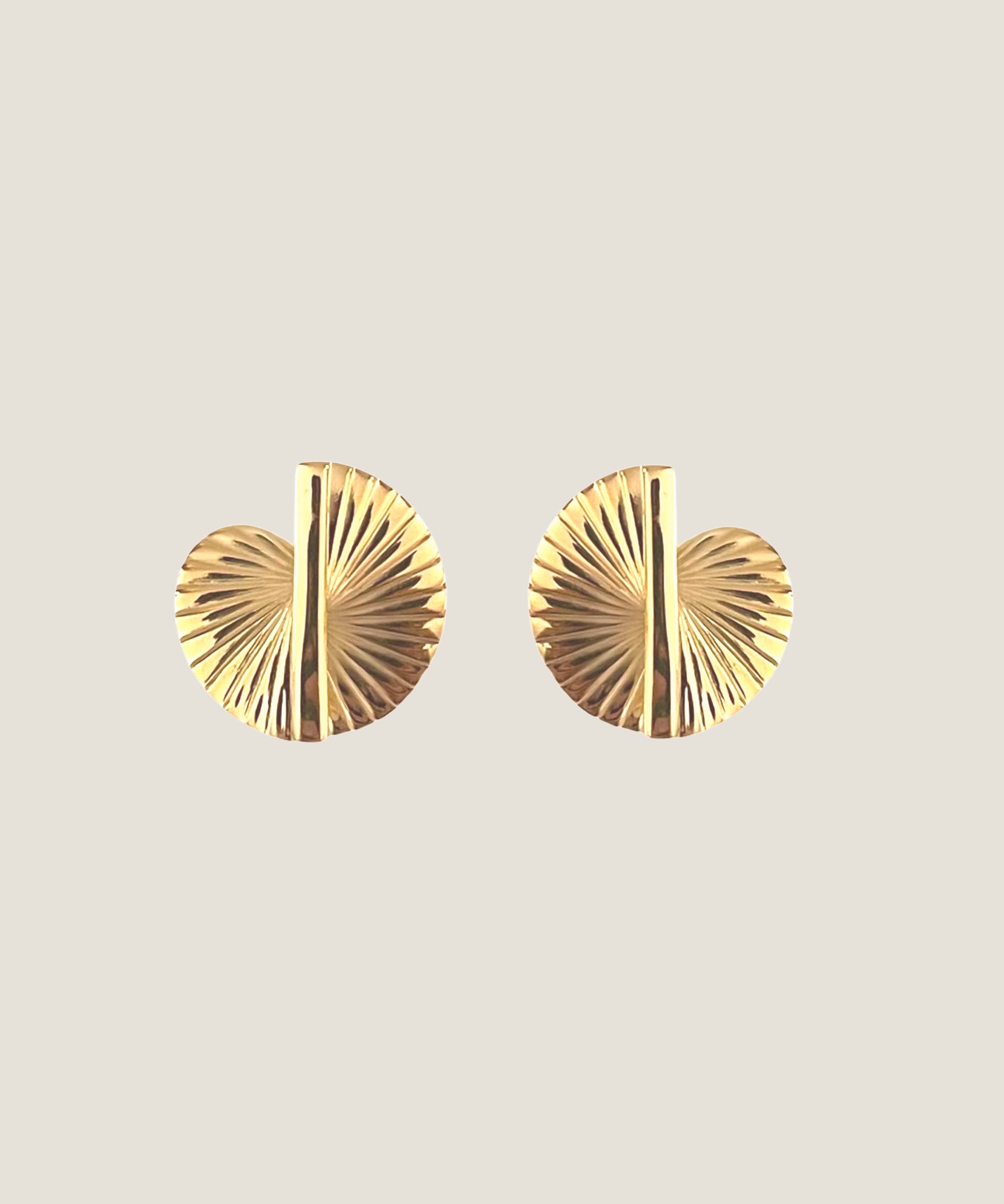 Ruddock-Baby-Fan-Mini-Sculptural-Curve-Spiral-Statement-Earrings-Studs-Sterling-Silver-Gold-Plated-18-Carat-ct