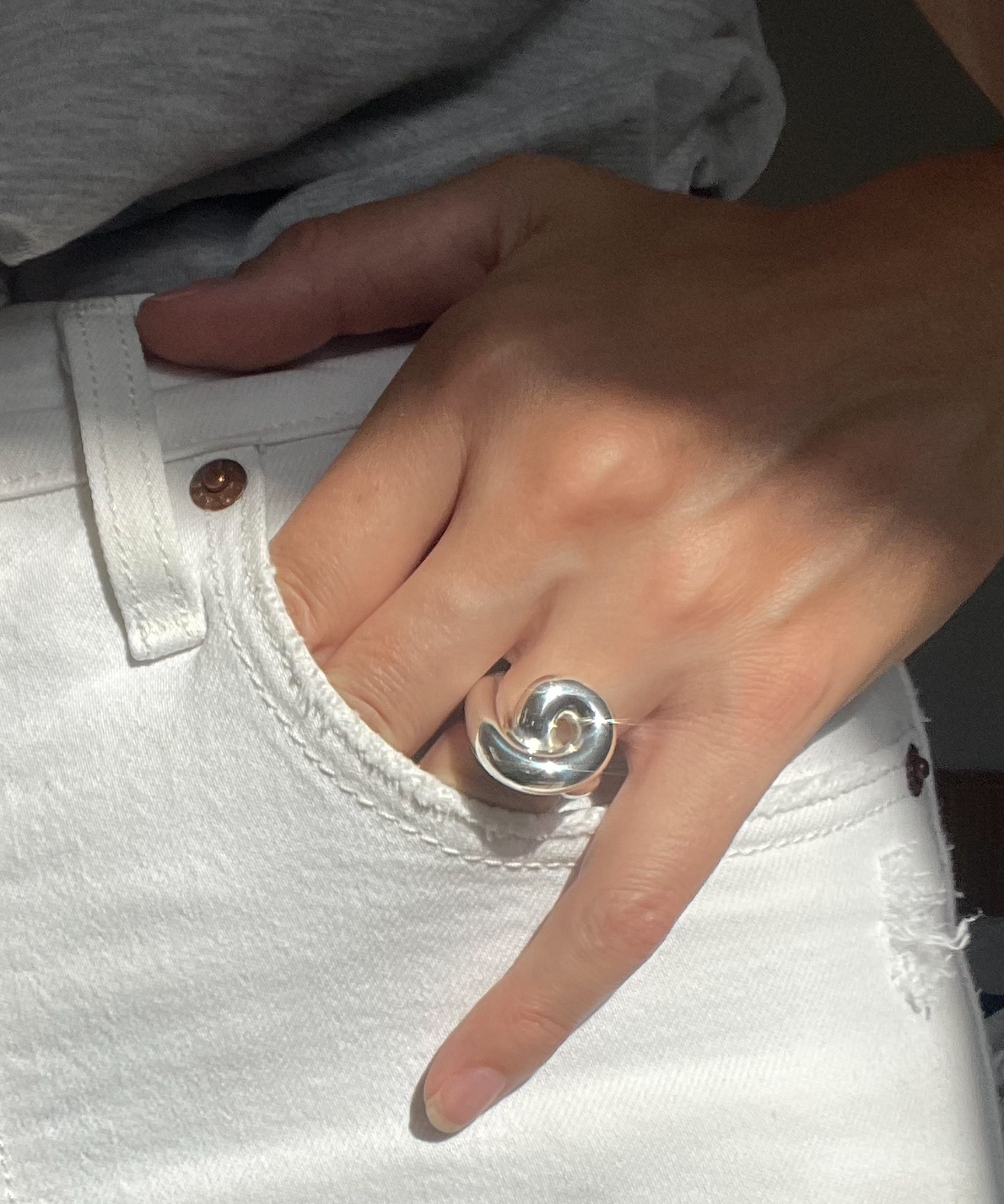 Ruddock-Celia-Swirl-Ring-Bold-Statement-Oversized-Chunky-Statement-Swirl-Spiral-Ring-Solid-Sterling-Silver-Boho-Fluid-Ring-Stack-Cool-Curated-Jewellery-Contemporary-DemiFine-Golden
