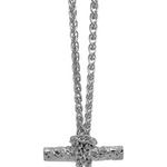 Ruddock-Chunky-T-Bar-Knotted-Textured-Pendant-Necklace-Sterling-Silver