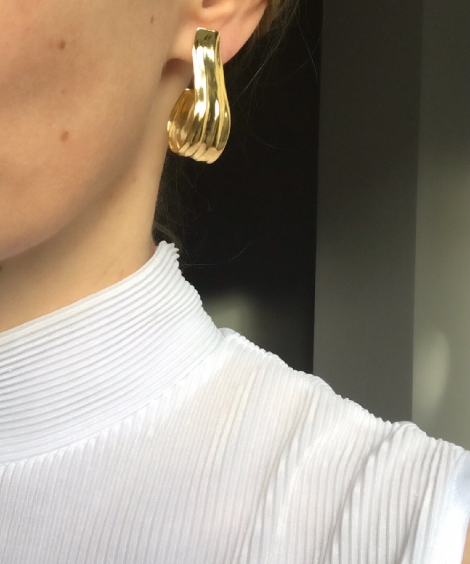 Ruddock-Freya-Earrings-Statement-Curved-Stud-Minimal-Contemporary-Jewellery-18ct-Gold-Plated