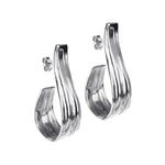 Ruddock-Freya-Earrings-Statement-Curved-Stud-Minimal-Contemporary-Jewellery-Silver