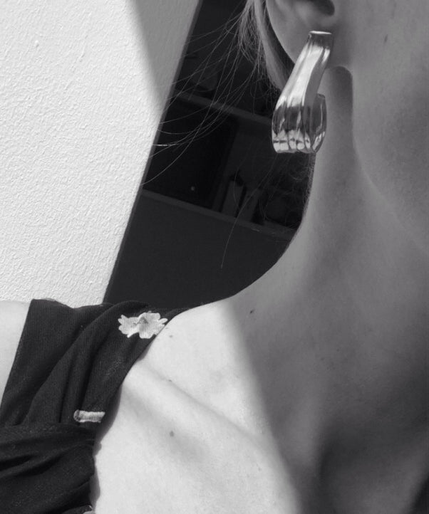 Ruddock-Freya-Earrings-Sterling-Silver-Statement-Curved-Stud-Minimal-Contemporary-Jewellery