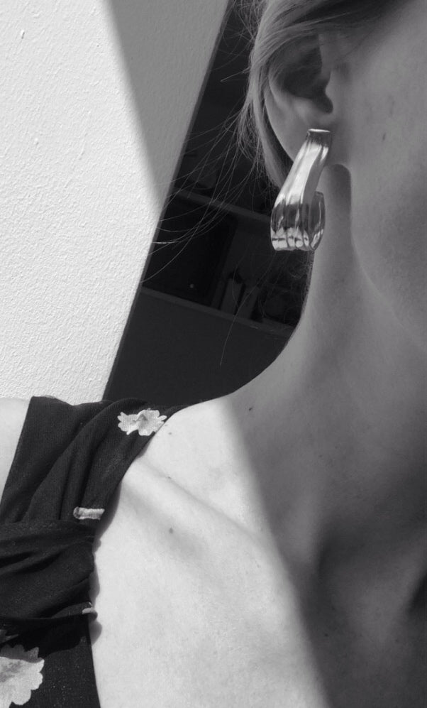 Ruddock-Freya-Earrings-Sterling-Silver-Statement-Curved-Stud-Minimal-Contemporary-Jewellery