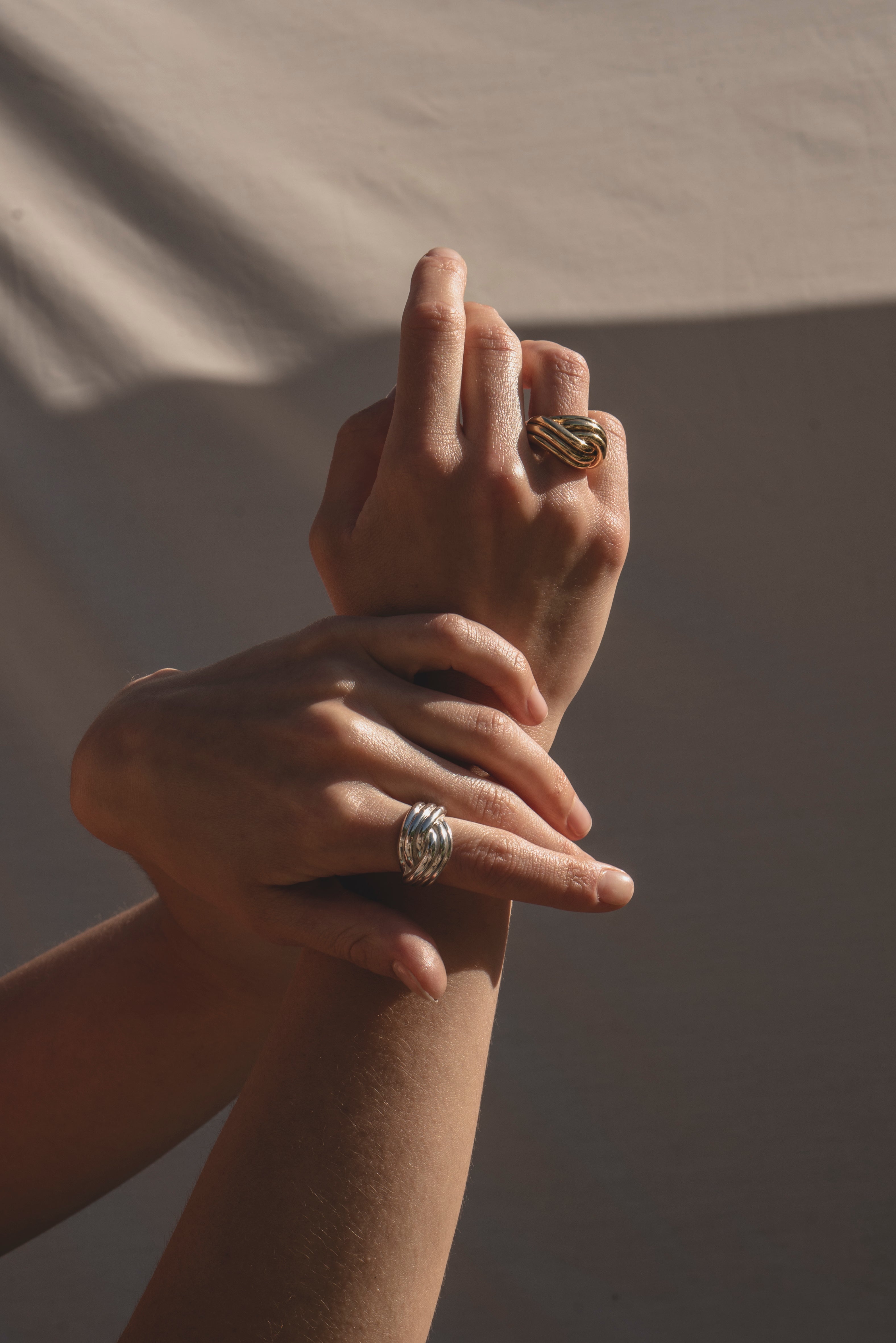 Ruddock-Gia-Ring-Twisted-Sculptural-Chunky-Ring-Sterling-silver-18ct-Gold-Plated