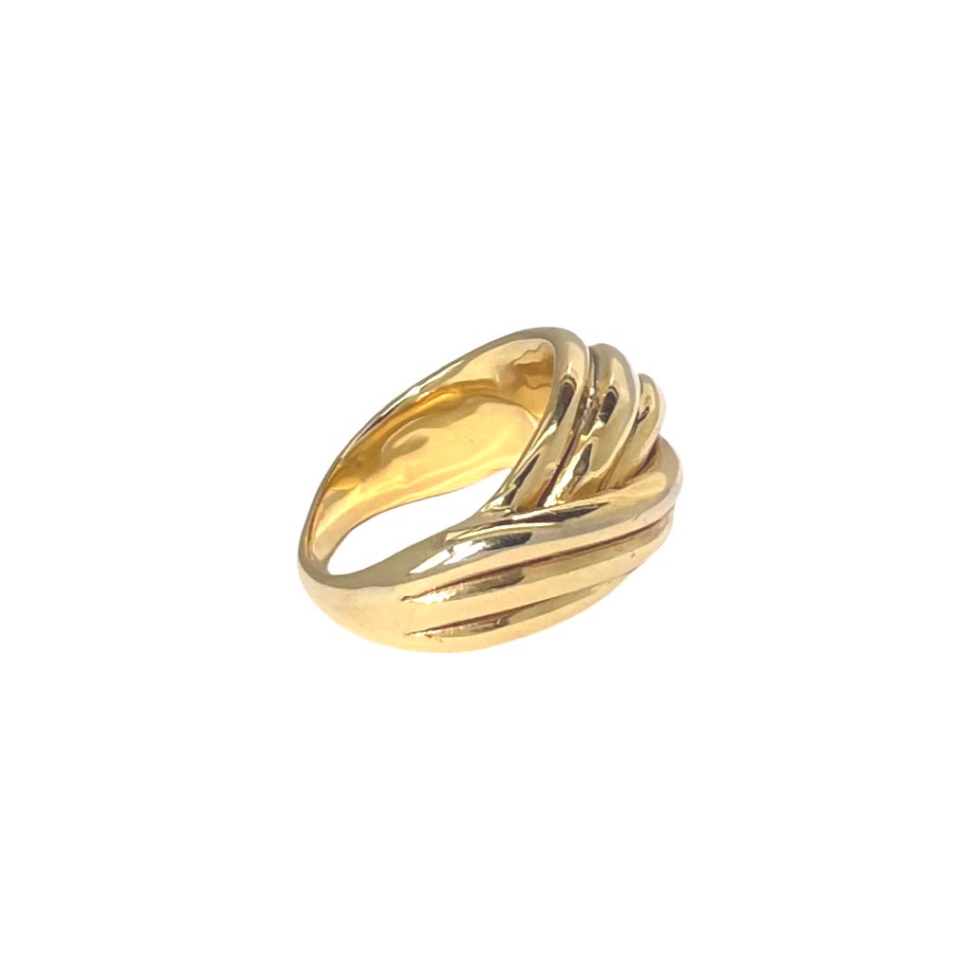 Ruddock-Gia-Ring-Twisted-Sculptural-Chunky-Ring-Sterling-silver-18ct-Gold-Plated