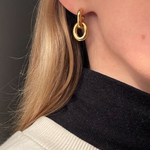 Ruddock-Go-Go-Gogo-Earrings-Hoop-Hoops-Interchangeable-Loop-Link-linked-Drop-Mixed-Metal-Sterling-Silver-18ct-Gold-Plated-Bold-Sculptural-Minimal