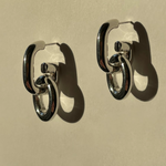 Ruddock-Go-Go-Gogo-Earrings-Hoop-Hoops-Interchangeable-Loop-Link-linked-Drop-Mixed-Metal-Sterling-Silver-18ct-Gold-Plated-Bold-Sculptural-Minimal