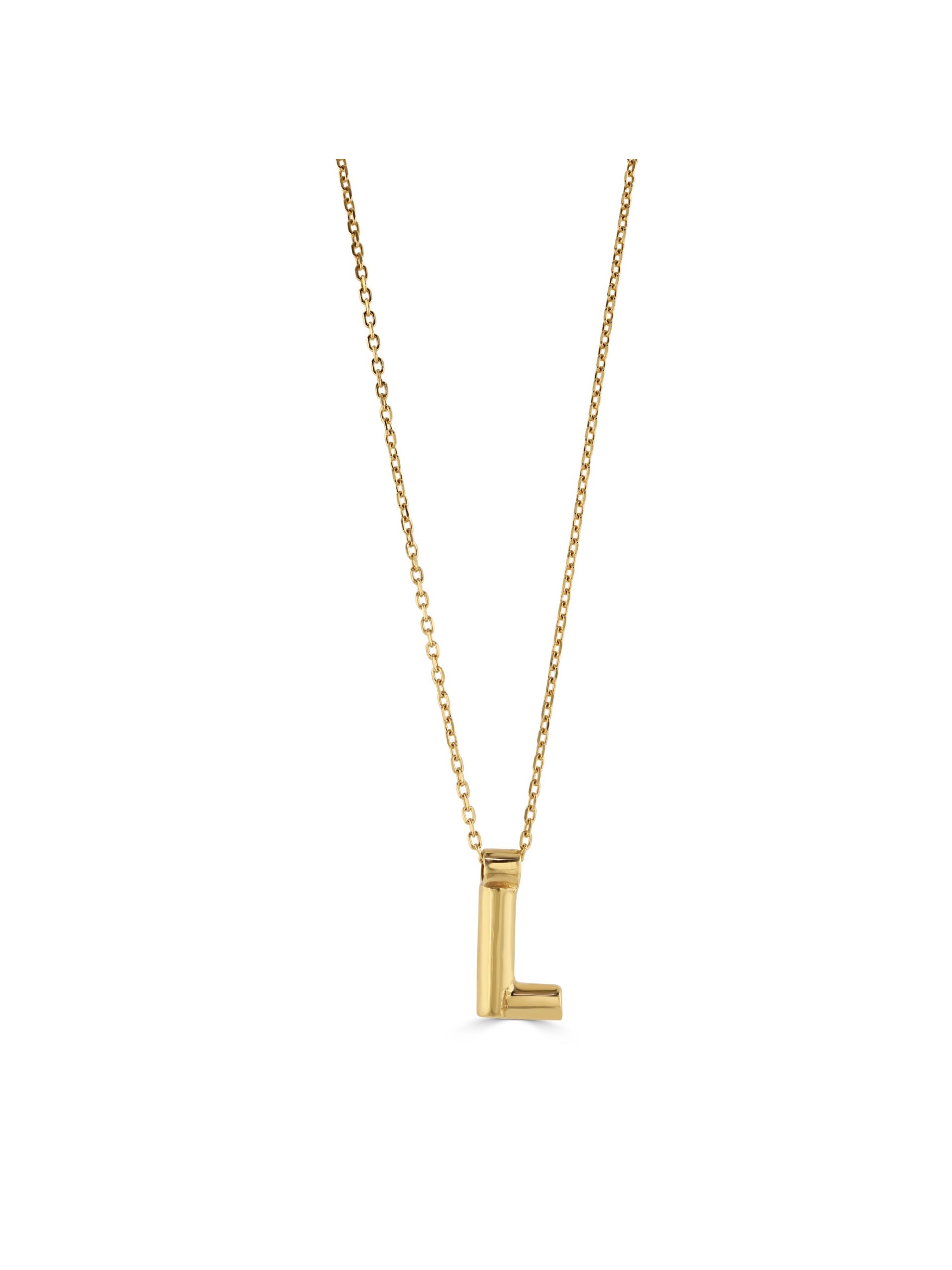 Ruddock-Initial-Alphabet-Chunky-Letter-Pendant-Necklace-18ct-Gold-Plated-Sterling-Silver-Personalised-Jewellery
