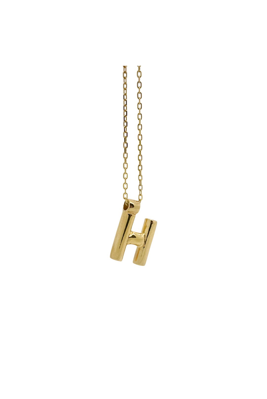 Ruddock-Initial-Alphabet-Chunky-Letter-Pendant-Necklace-18ct-Gold-Plated-Sterling-Silver-Personalised-Jewellery