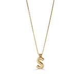 Ruddock-Initial-Alphabet-Chunky-Letter-Pendant-Necklace-18ct-Gold-Plated-Sterling-Silver-Personalised-Jewellery
