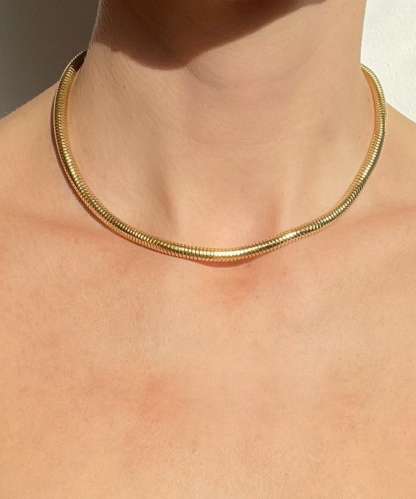 Ruddock-Jumbo-Snake-Chain-Chunky-Statement-Necklace-Minimal-18ct-Gold-Plated