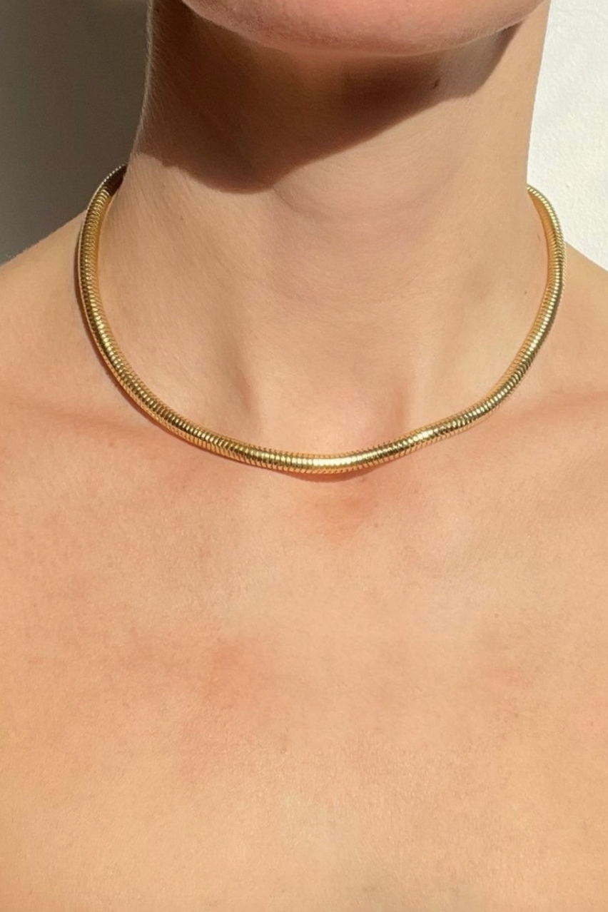 Ruddock-Jumbo-Snake-Chain-Chunky-Statement-Necklace-Minimal-18ct-Gold-Plated