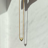 Ruddock-Love-Token-Chunky-Heart-Pendant-Necklace-Textured-18ct-Gold-Plated