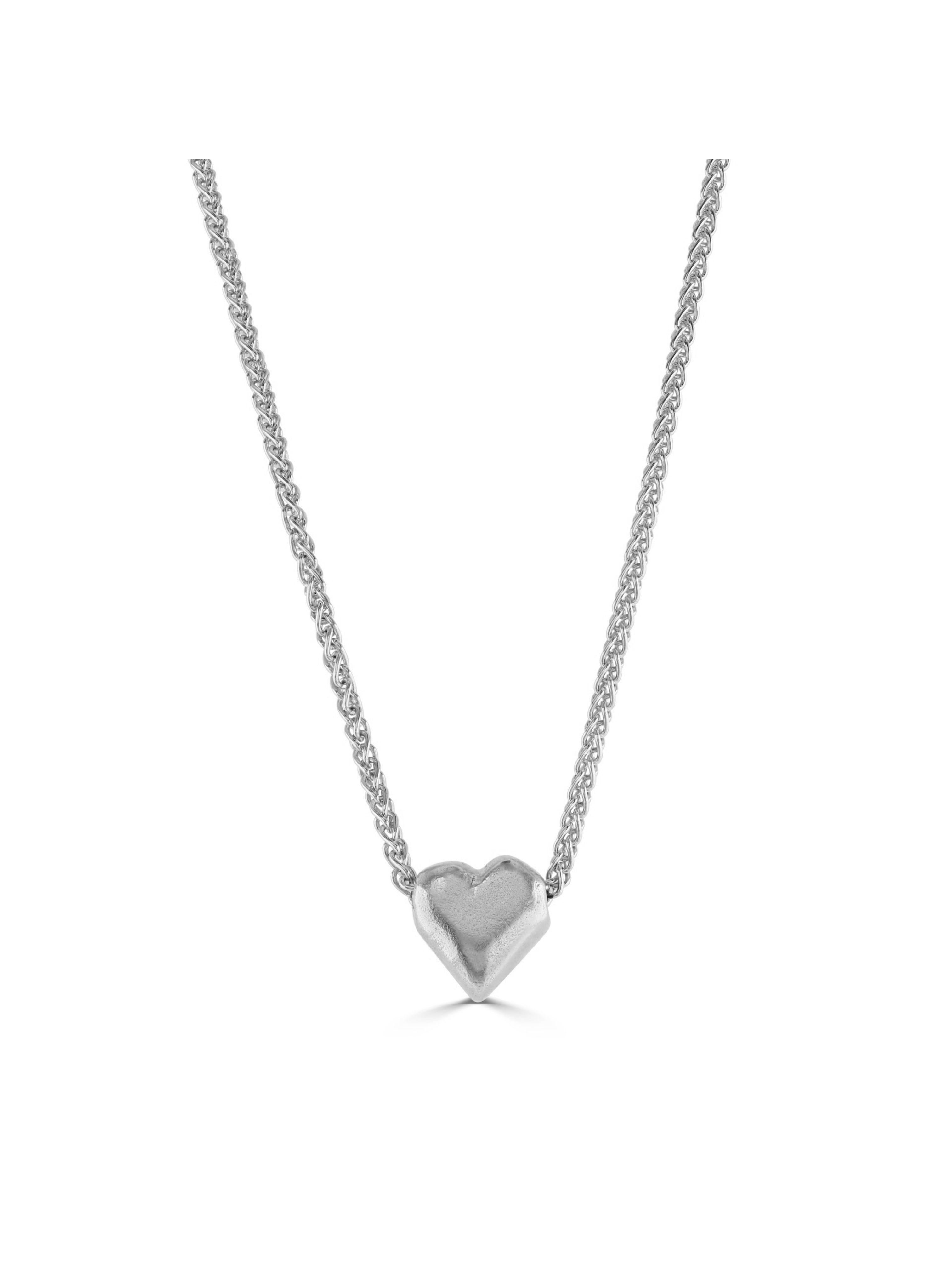 Ruddock-Love-Token-Chunky-Heart-Pendant-Necklace-Textured-18ct-Gold-Plated