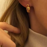 Ruddock-Pablo-Stud-Knot-Earrings-18ct-Gold-plated