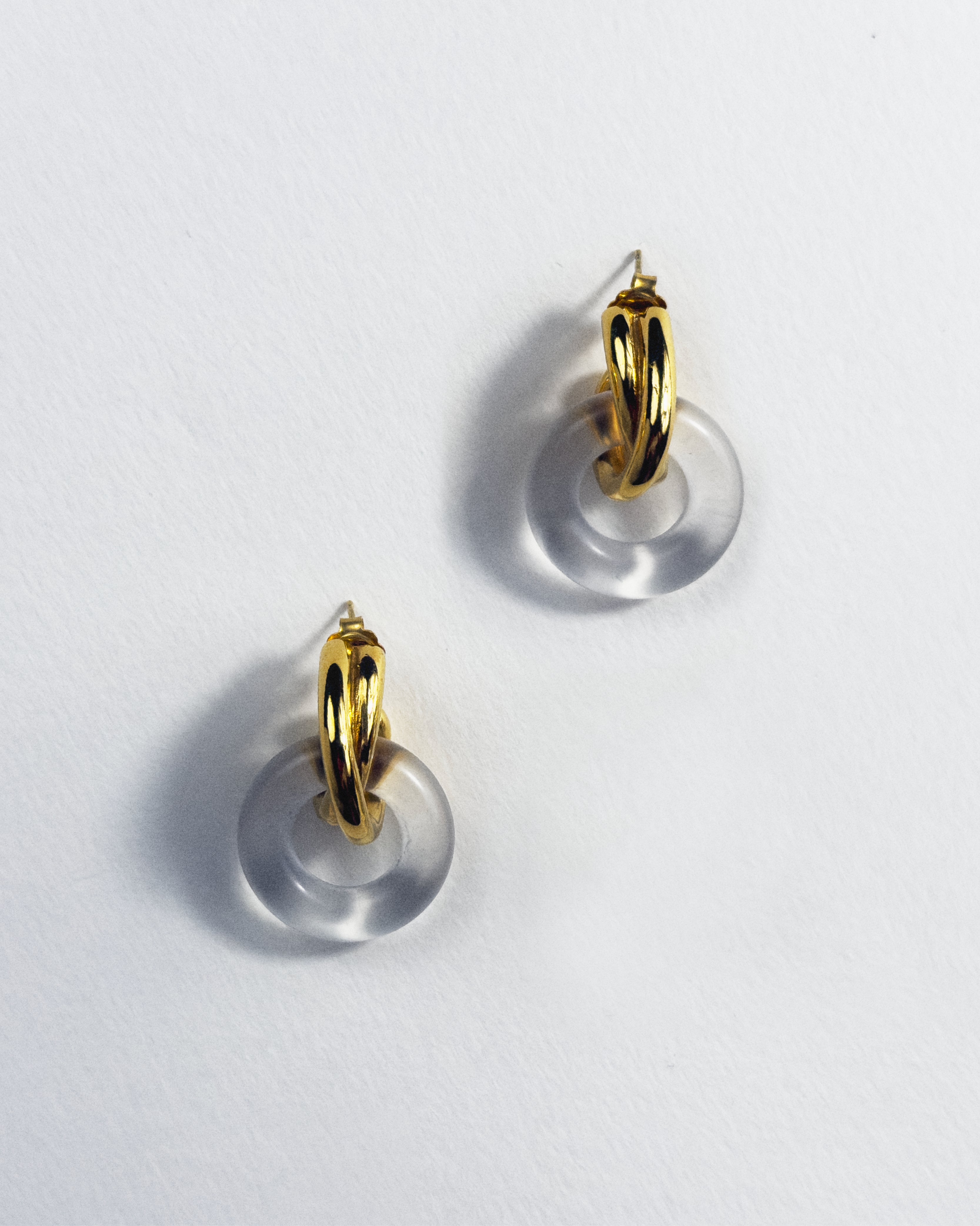 Ruddock-Paola-Gold-Plated-18ct-Quartz-Hoop-Stud-Drop-Earrings