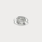 Ruddock-Ravel-riley-statement-cocktail-oversized-ring-fluid-interwoven-bold-chunky-pinky-signet-ring-sculptural-twist-sterling-Silver-demifine-contemporary-jewellery-golden