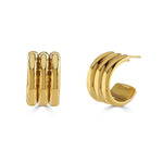 Ruddock-Rizzo-Hoop-Earrings-Three-Layer-Sculptural-Ribbed-Hoops-Butter-Curl-Sterling-Silver-18ct-Gold-Plated-Chunky-Bold-Jewellery