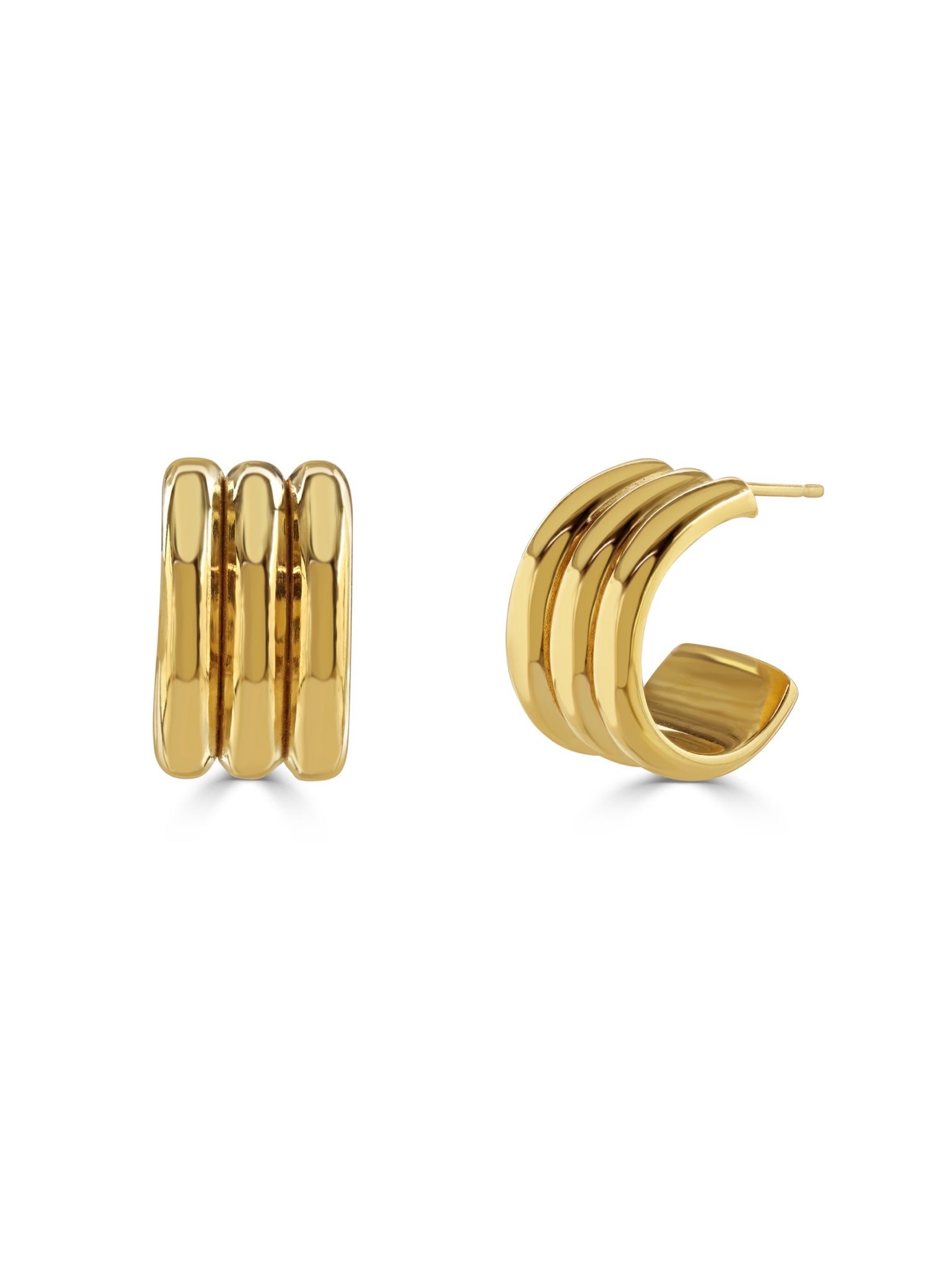 Ruddock-Rizzo-Hoop-Earrings-Three-Layer-Sculptural-Ribbed-Hoops-Butter-Curl-Sterling-Silver-18ct-Gold-Plated-Chunky-Bold-Jewellery