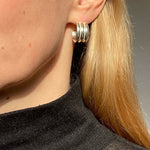 Ruddock-Rizzo-Hoop-Earrings-Three-Layer-Sculptural-Ribbed-Hoops-Butter-Curl-Sterling-Silver-18ct-Gold-Plated-Chunky-Bold-Jewellery