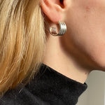 Ruddock-Rizzo-Hoop-Earrings-Three-Layer-Sculptural-Ribbed-Hoops-Butter-Curl-Sterling-Silver-18ct-Gold-Plated-Chunky-Bold-Jewellery