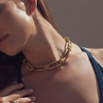 Ruddock-Rollo-Chunky-Oval-Loop-Chain-Statement-Necklace-18ct-Gold-Plated