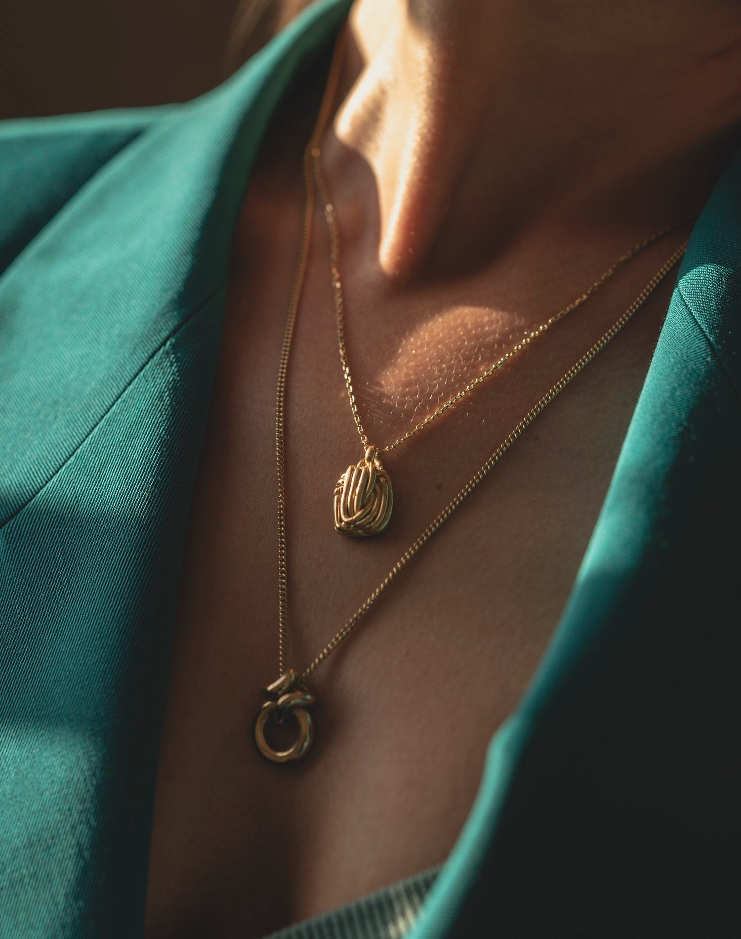 Ruddock-Rollo-Hoop-Circle-Pendant-Necklace-Sterling-Silver