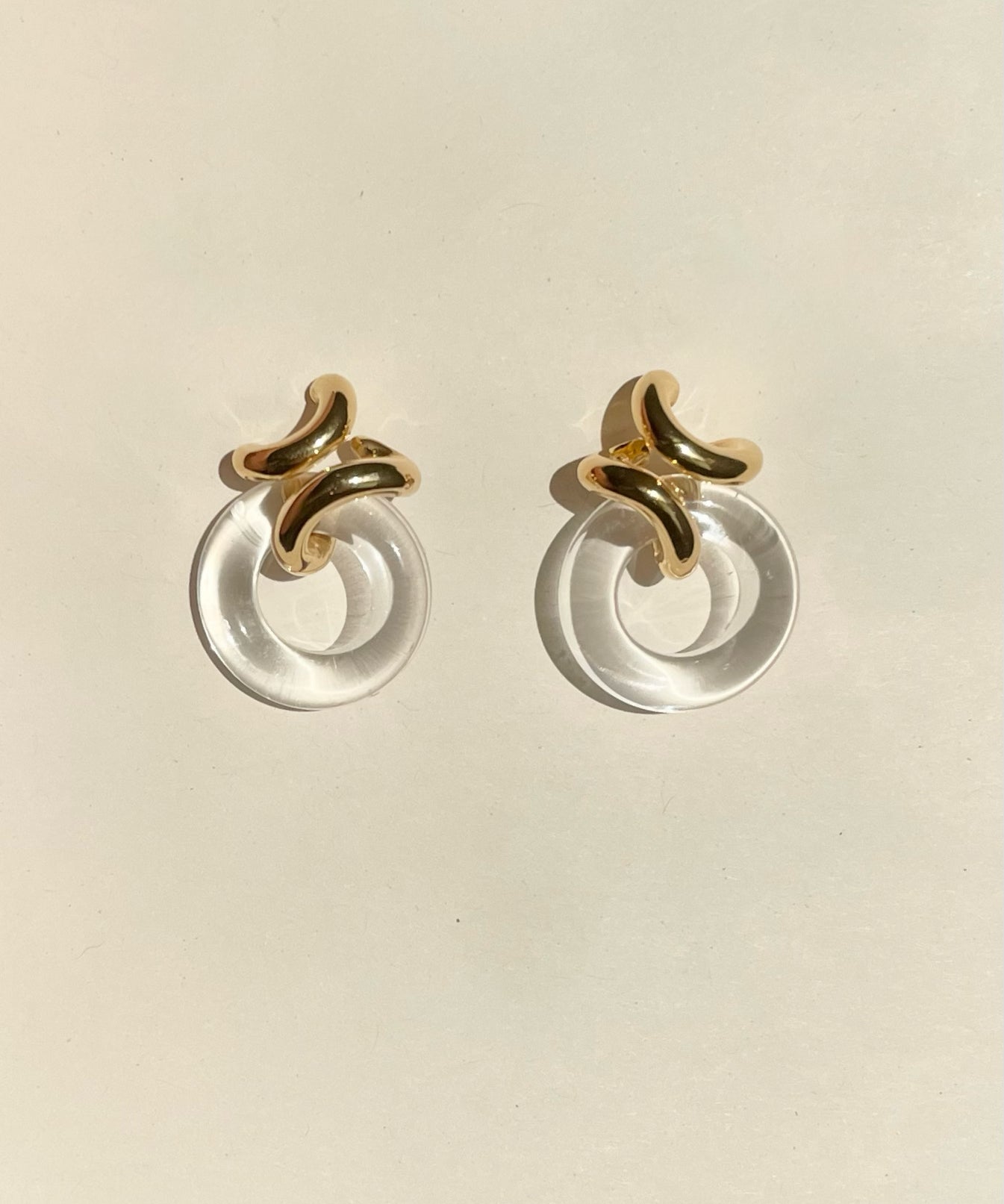 Ruddock-Rollo-Quartz-Gold-Plated-Drop-Stud-Dangle-Earrings