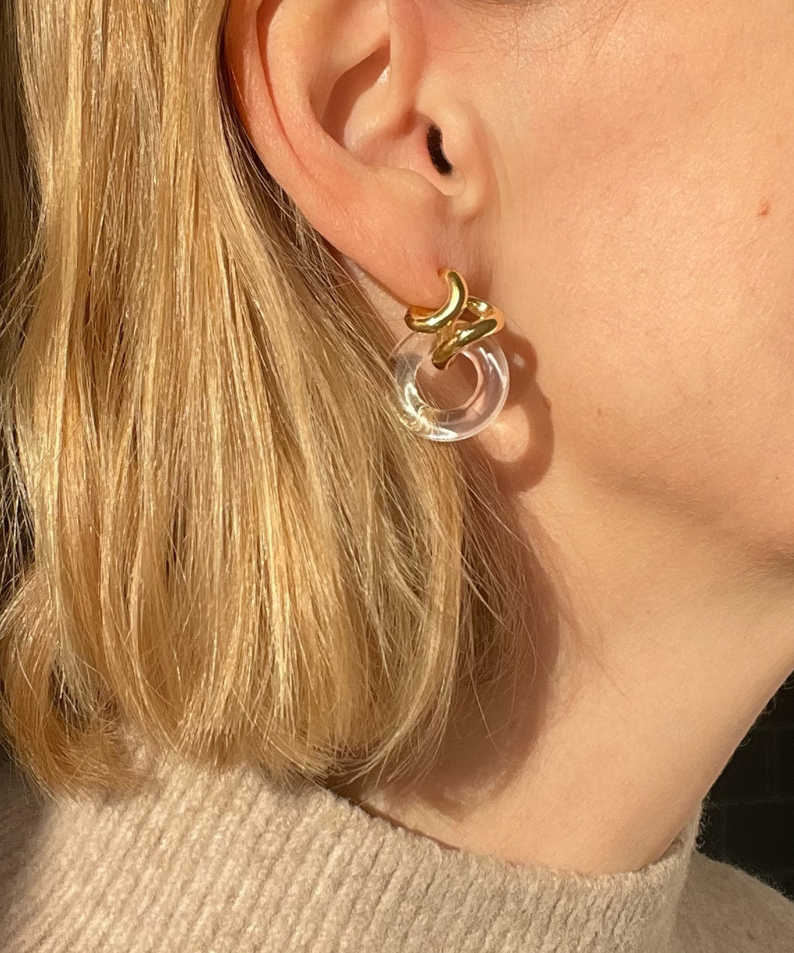 Ruddock-Rollo-Quartz-Gold-Plated-Drop-Stud-Dangle-Earrings