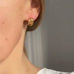 Ruddock-Small-Hoop-Twist-Studs-Marta-Huggie-Hoops-Earrings-Sterling-Silver-8ct-Gold-Carat-18-Plated