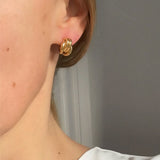 Ruddock-Small-Hoop-Twist-Studs-Marta-Huggie-Hoops-Earrings-Sterling-Silver-8ct-Gold-Carat-18-Plated