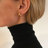 Ruddock-Small-Hoop-Twist-Studs-Marta-Huggie-Hoops-Earrings-Sterling-Silver-8ct-Gold-Carat-18-Plated