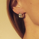 Ruddock-Small-Hoop-Twist-Studs-Marta-Huggie-Hoops-Earrings-Sterling-Silver-8ct-Gold-Carat-18-Plated