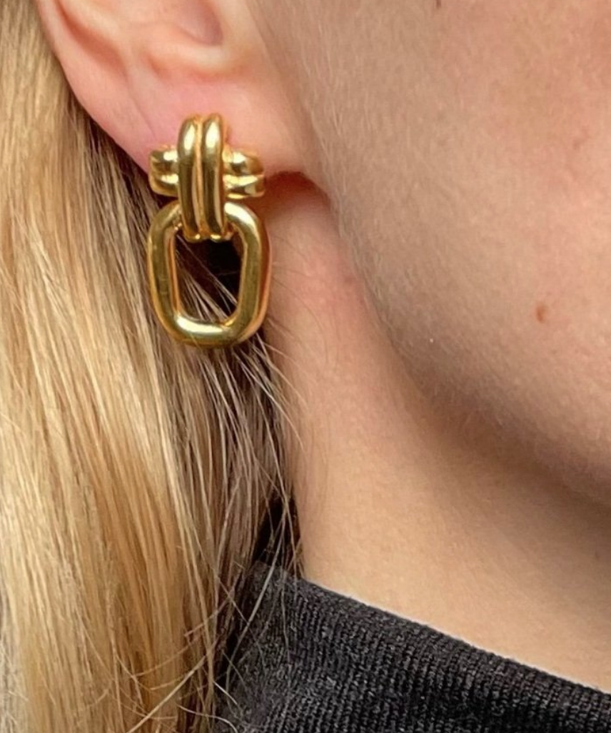 Ruddock-Veda-Gold-Statement-Sculptural-Stud-Oversized-Earrings1