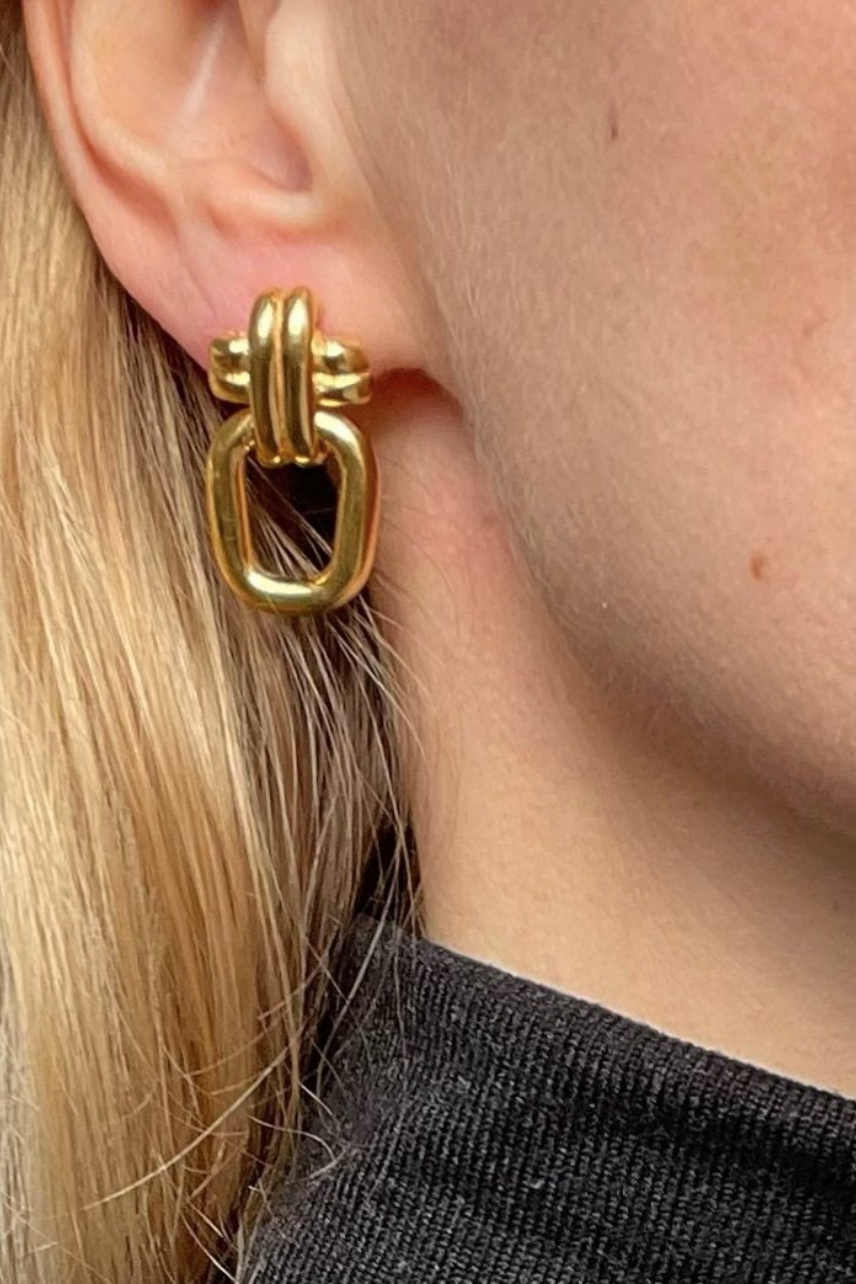 Ruddock-Veda-Gold-Statement-Sculptural-Stud-Oversized-Earrings1