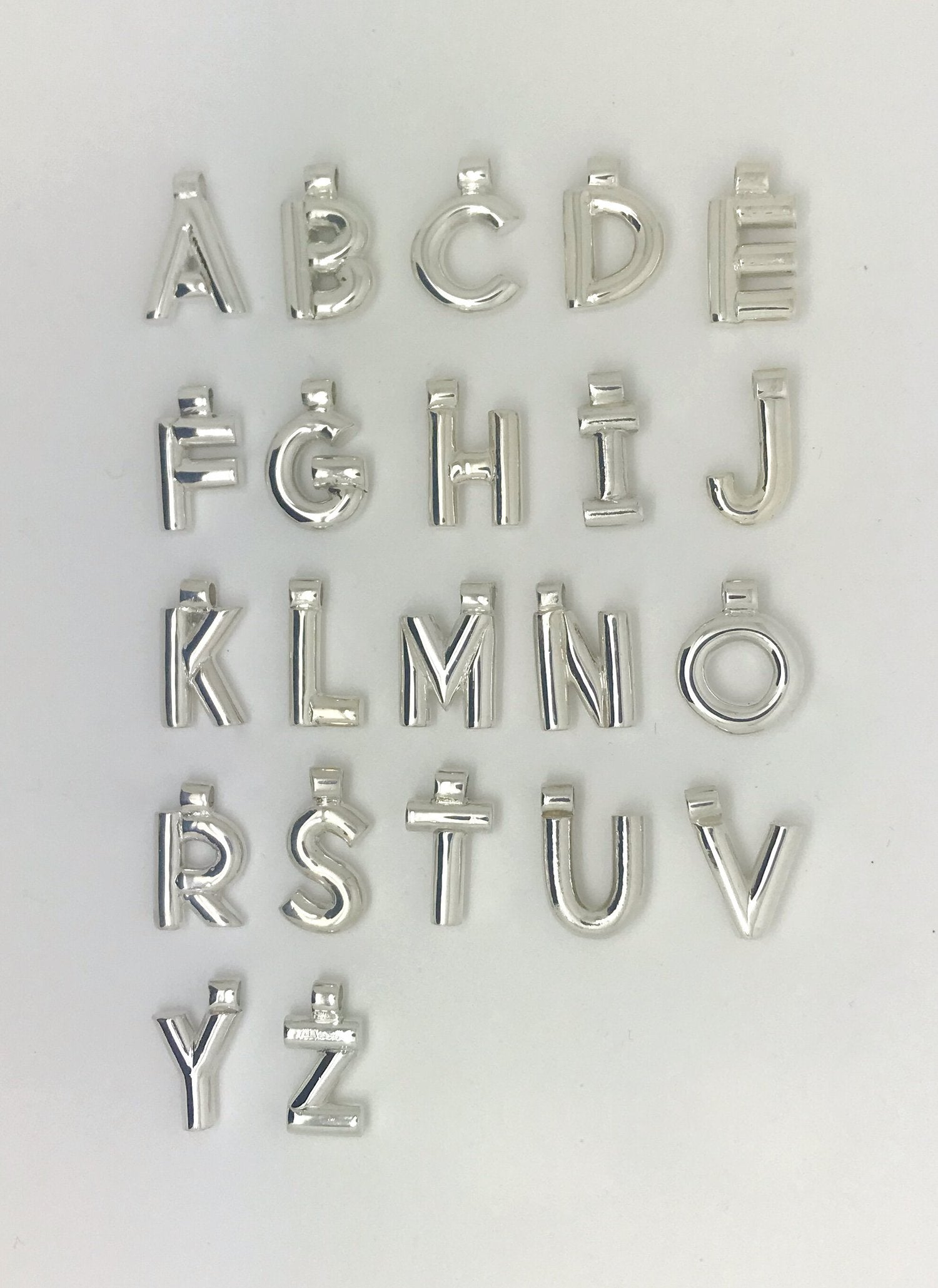 Ruddock-initial-alphabet-chunky-letter-personalised-pendant-necklace-sterling-silver-18ct-gold-plated