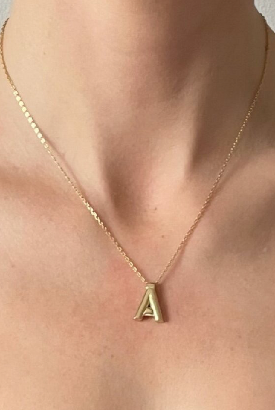 Ruddock-initial-alphabet-chunky-letter-personalised-pendant-necklace-sterling-silver-18ct-gold-plated