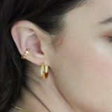 Disco Star Hoop Earrings Gold & Silver