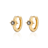 Scream-Pretty-Black-Star-Huggie-hoop-Earrings-cubic-zirconia-diamond-gemstone-gold-silver-plating-ear-stack-stacking-essential-demifine-demi-fine-jewellery-everyday-earrings