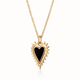 Scream-Pretty-Gold-Black-Gothic-Heart-Charm-Necklace-Spike-Long-Statement-Pendant-Gold-Silver-Black-Enamel-Romantic-Victorian-Jewellery-DemiFine-Contemporary