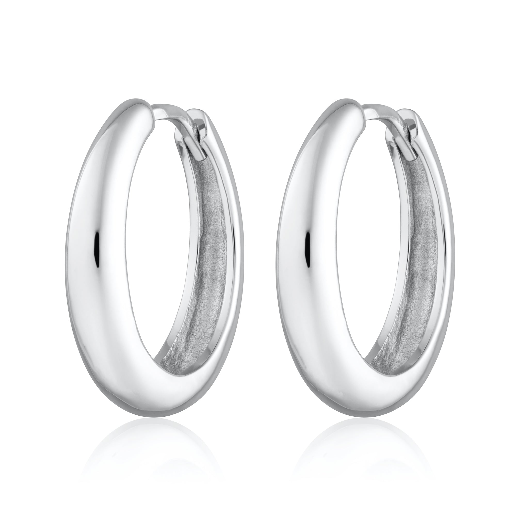 Scream-Pretty-Hannah-Martin-Large-Foundation-Classic-Hoop-Earrings-Silver-Chunky-Large-Hoops-Minimal-Sleek-Everyday-Jewellery-DemiFine-