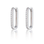 Scream-Pretty-Oval-Hoop-Earrings-Clear-diamond-cubic-zirconia-Stones-gemstone-long-oval-hoops-oop-earrings-sparkle-demifine-party-season-everyday-jewellery