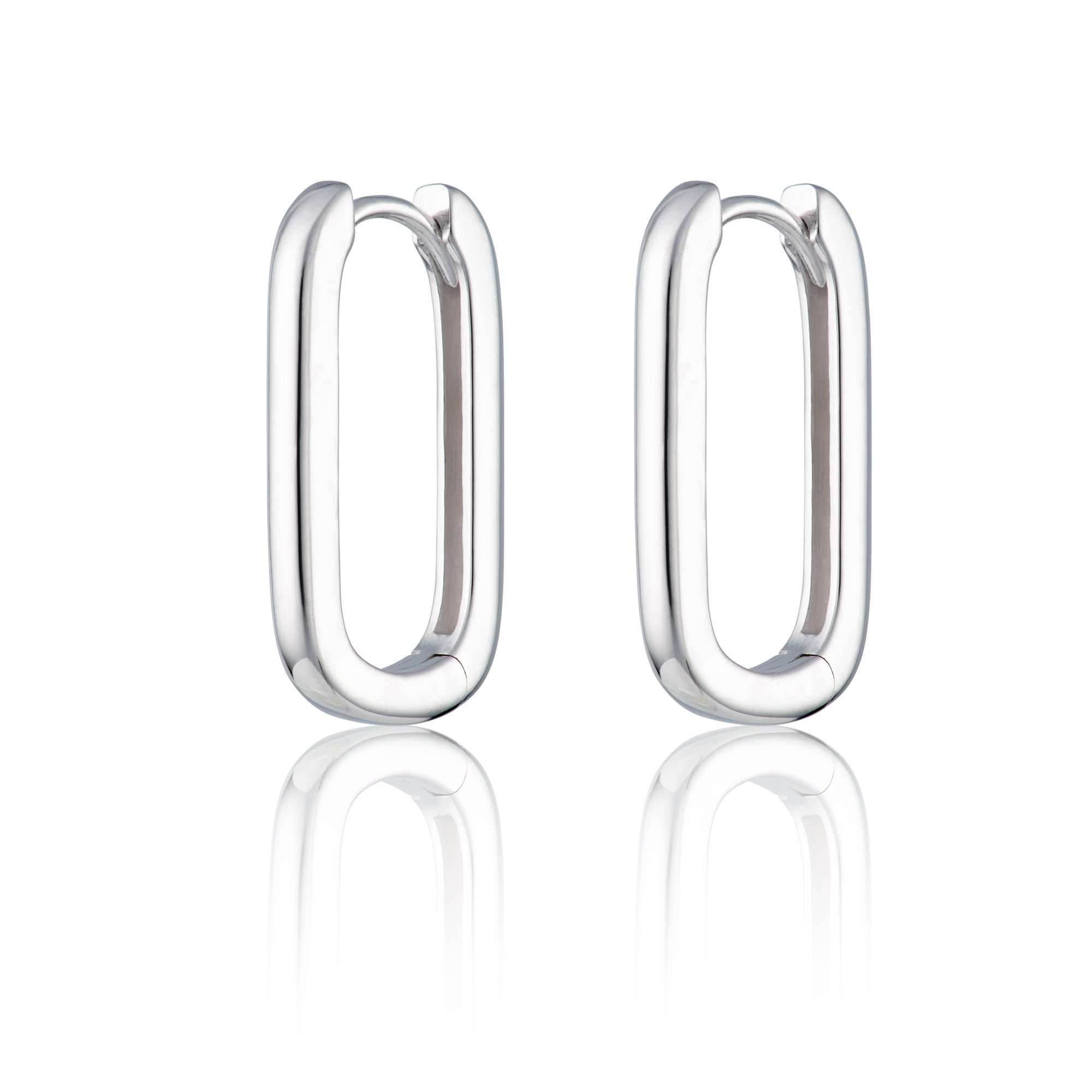 Scream-Pretty-Oval-Hoop-Earrings-Statement-Large-Hoops-Silver-Elongated-Huggie-Earrings-Minimal-Cool-Contemporary-Architectural-Sculptural-DemiFine-Demi-Fine-Jewellery