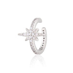Scream-Pretty-Starburst-Star-Small-Single-Cubic-Zirconia-Clear-Diamond-Stone-Star-Ear-Cuff-Evening-Jewellery-Demifine-Statement-Sparkle-Cool-Minimal