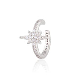 Scream-Pretty-Starburst-Star-Small-Single-Cubic-Zirconia-Clear-Diamond-Stone-Star-Ear-Cuff-Evening-Jewellery-Demifine-Statement-Sparkle-Cool-Minimal
